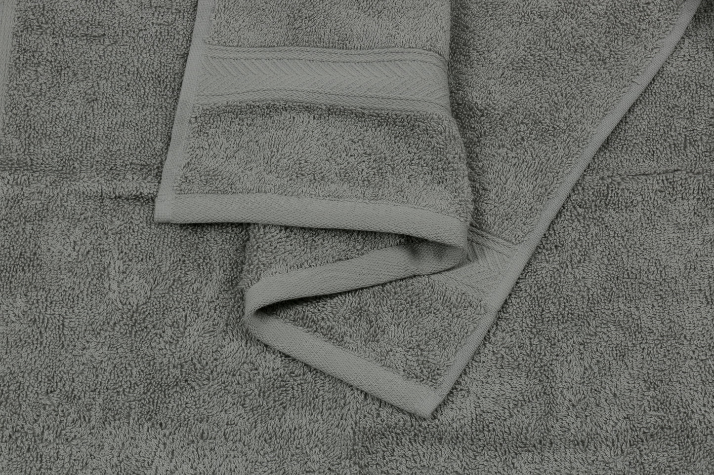 500 GSM ASH HAND TOWELS SET