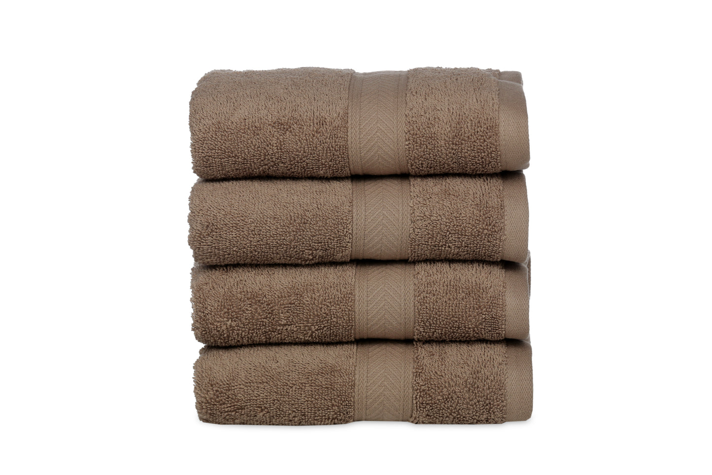 500 GSM TAUPE HAND TOWELS SET