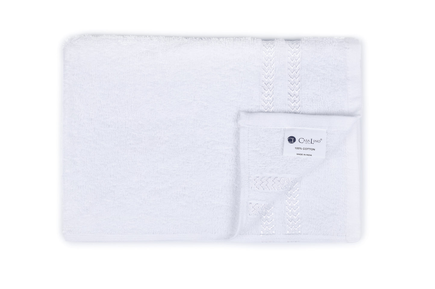 GSM 380 White Hand Towel