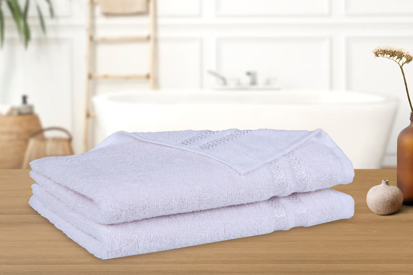 GSM 380 White Hand Towel