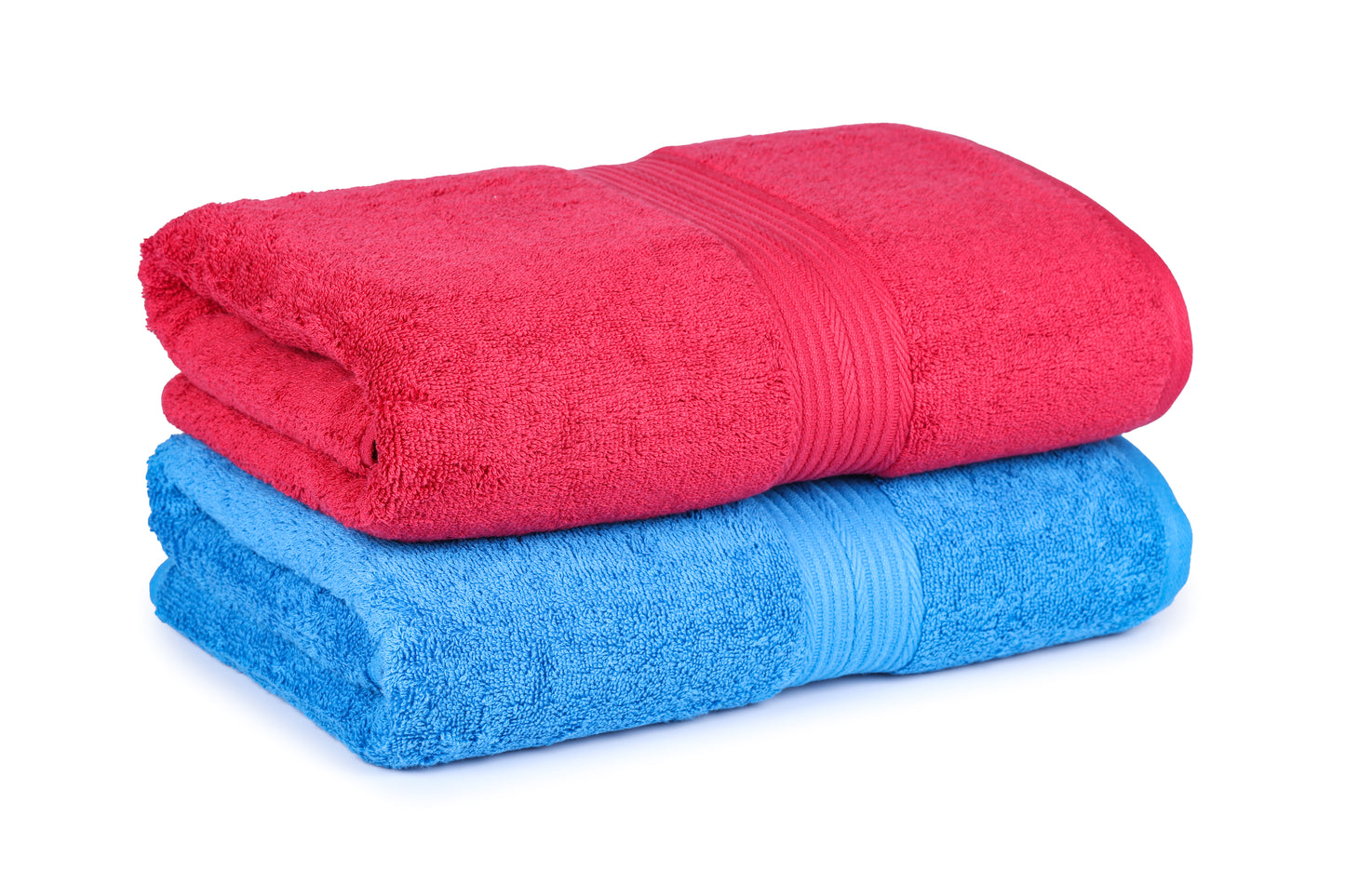 GSM 500 Irise Blue & Charcoal Bath Towel