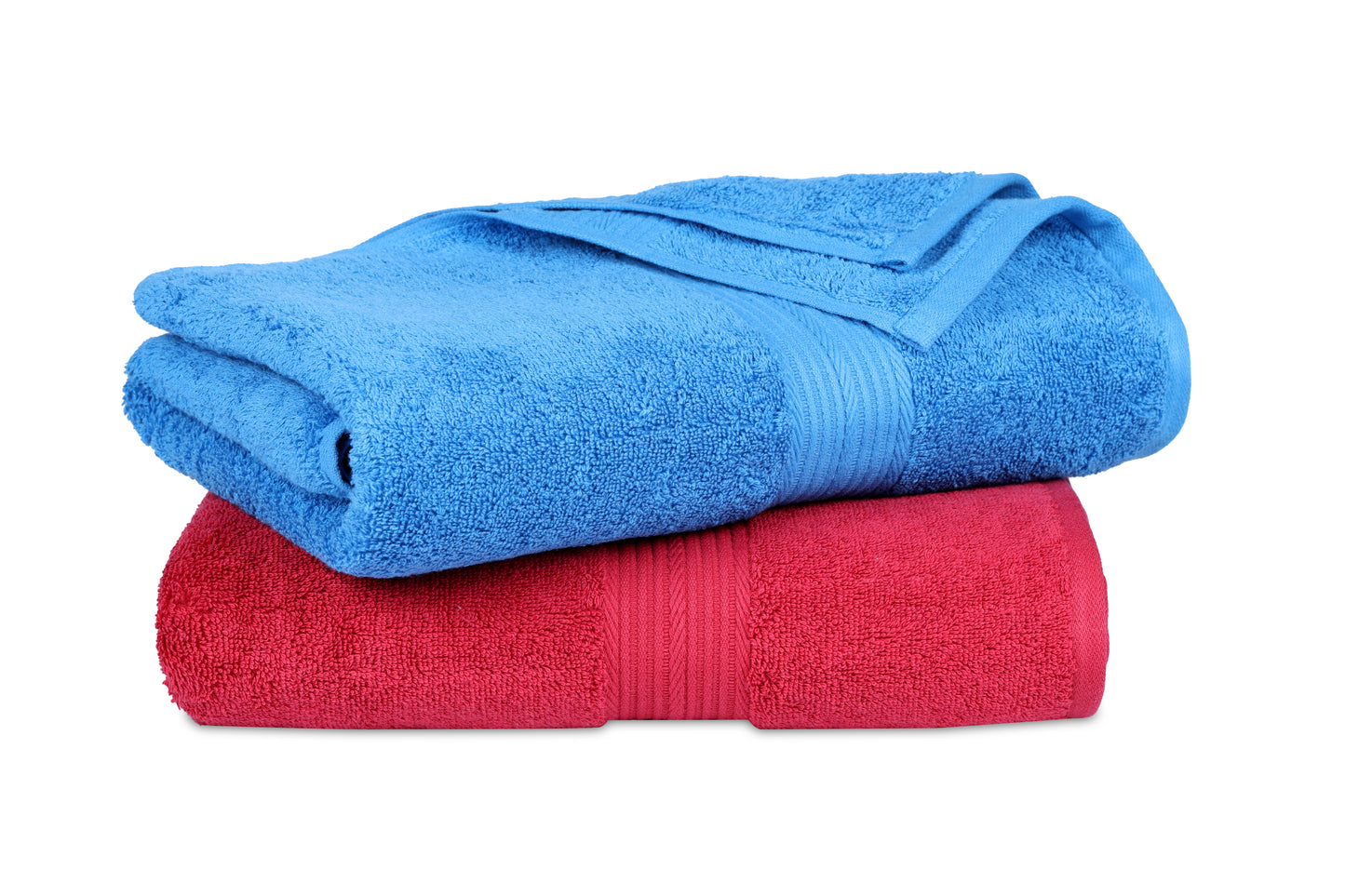 GSM 500 Irise Blue & Charcoal Bath Towel