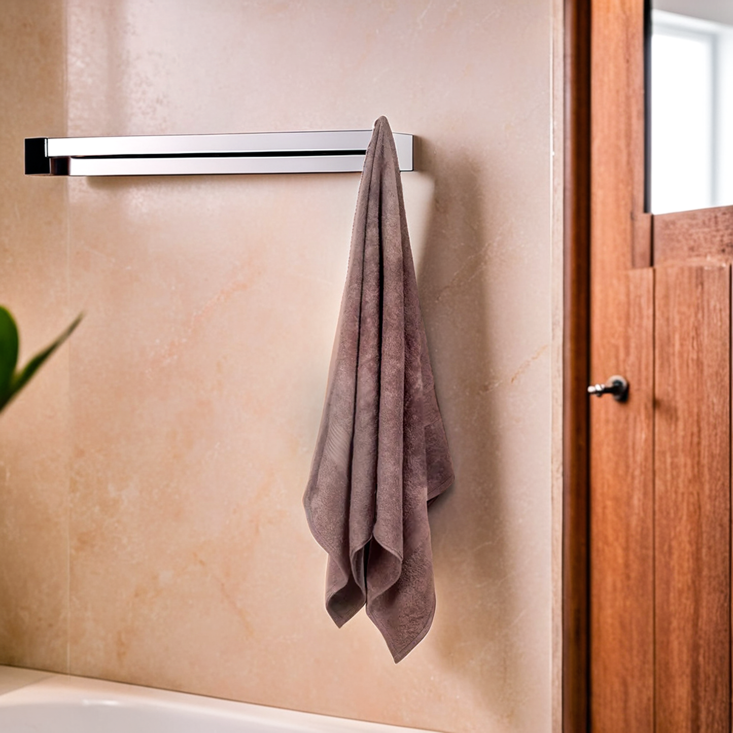 GSM 500 Taupe  Bath Towel