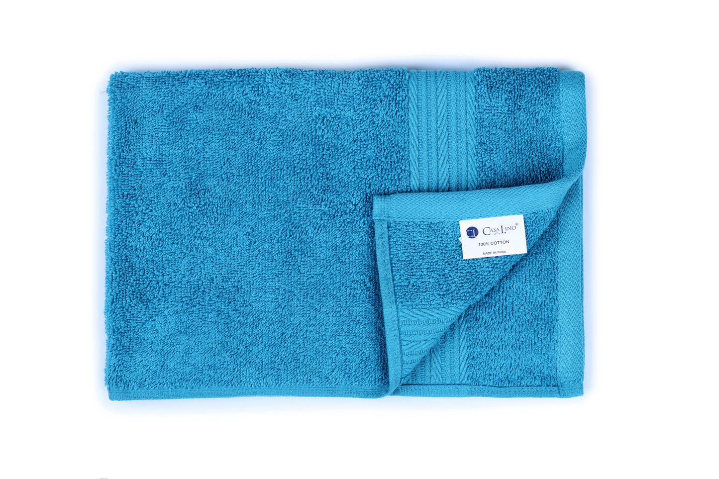 GSM 500 Turquoise Blue Hand Towel