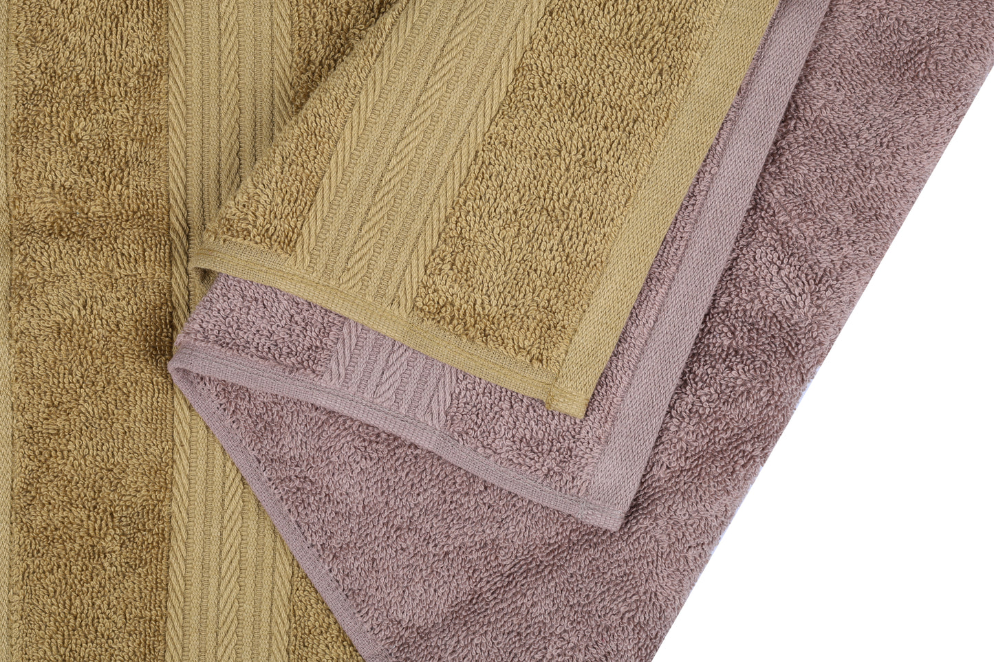 GSM 500 Olive Green & Taupe Hand Towel